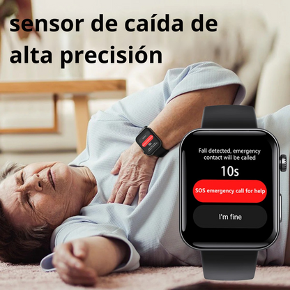 (Offre spéciale) Montre connectée avec suivi de la glycémie, du rythme cardiaque, appels et bien plus encore