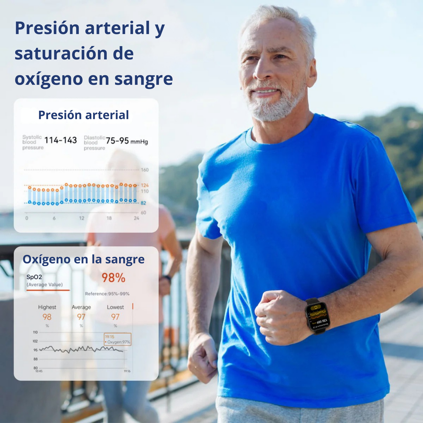 (Offre spéciale) Montre connectée avec suivi de la glycémie, du rythme cardiaque, appels et bien plus encore